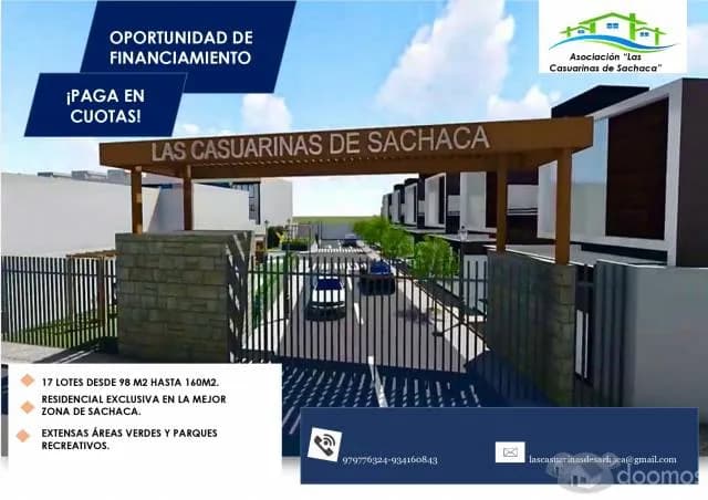 OPORTUNIDAD!! VENDO LOTES EN LA MEJOR ZONA DE SACHACA - 1