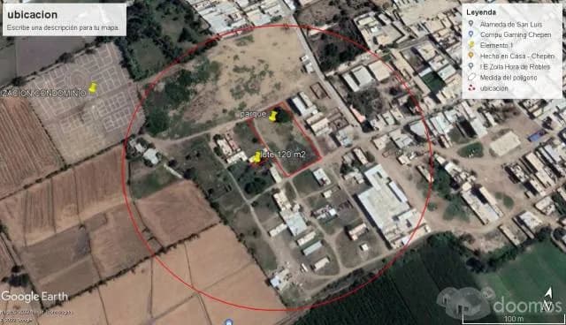 SE VENDE LOTE 120 m2, URBANIZACION LA  PAZ EN CHEPEN - 1