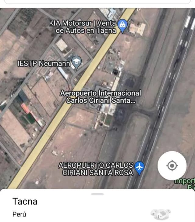 SE VENDE TERRENO 10,000M2 FRENTE AEROPUERTO TACNA - 1