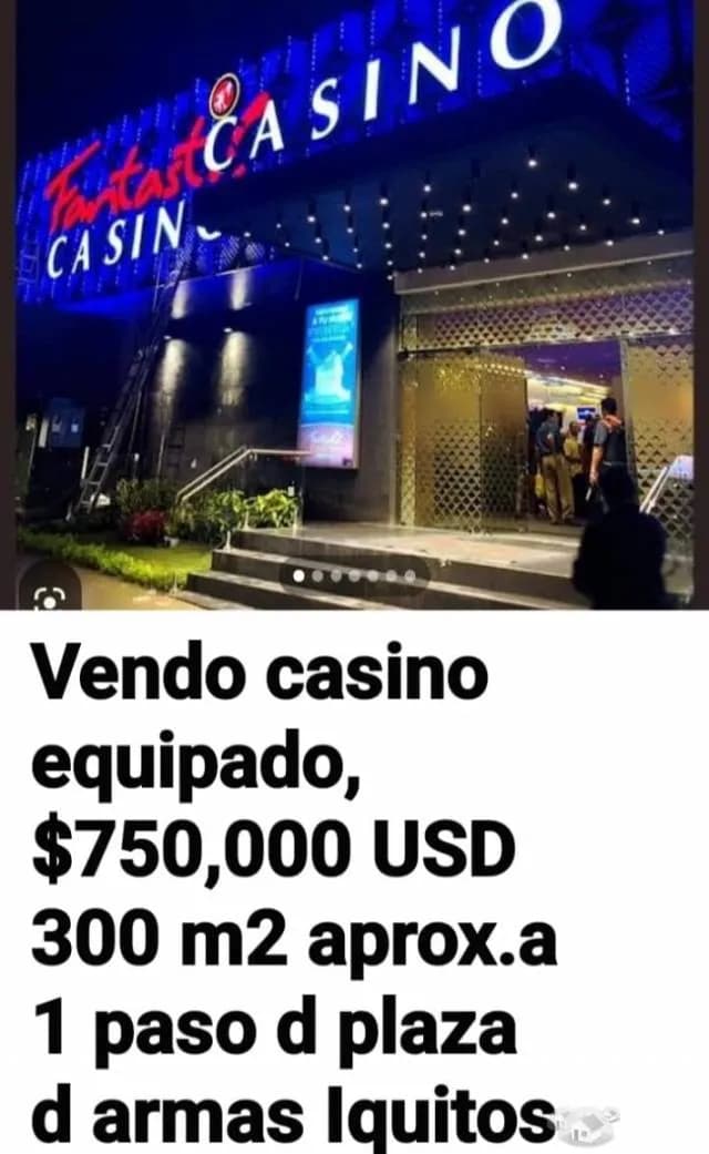 Venta de CASINO. FULL EQUIPADO  $ 750,000 - 1