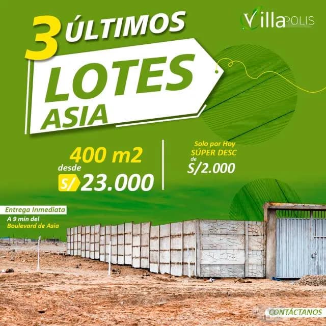 Lotes para casa de Campo - 400m2 - 1