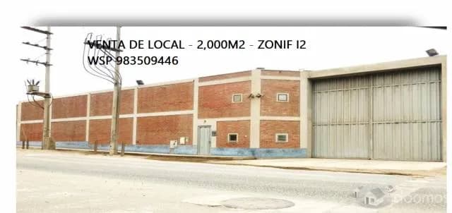 2,000M2-VENDO LOCAL INDUSTRIAL CON ALMACEN AMPLIO Y OFICINAS-EN AV. EUCALIPTOS, LAS PRADERAS DE LURIN-I2 - 1