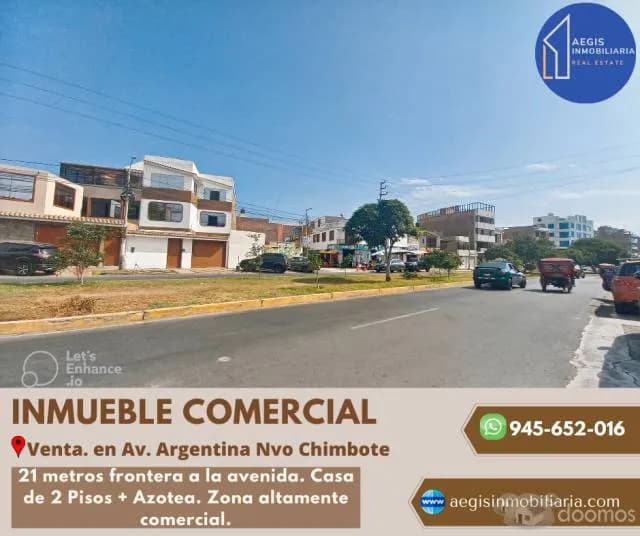Casa/Local 2 Pisos En Av Argentina - 1