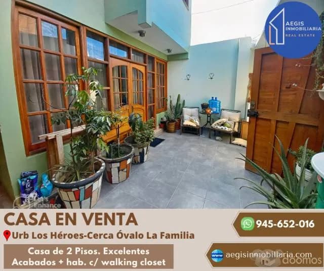 VENDO BONITA CASA POR EL OVALO LA FAMILIA NUEVO CHIMBOTE - 1