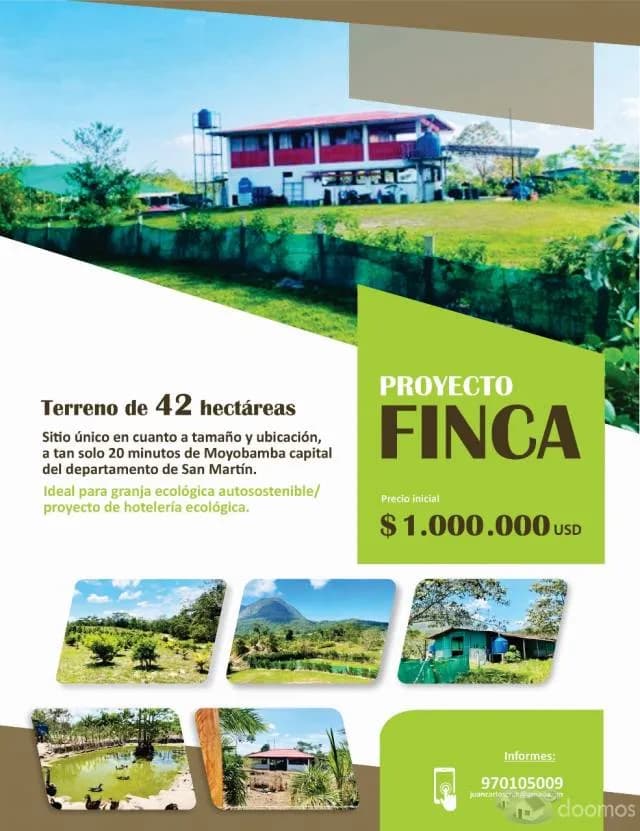 Se vende Proyecto FINCA, de 42 hectareas - 1