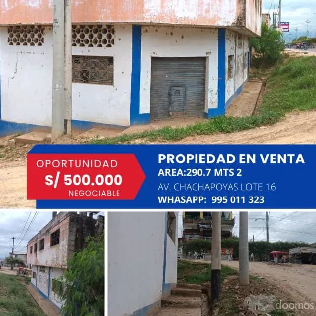 Venta de propiedad en esquina de Av. Chachapoyas bagua grande amazonas - 1