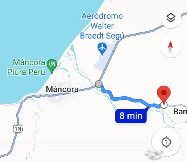 Venta de terreno de campo en Máncora 10000 m2. a S/. 45 * m2 - 1