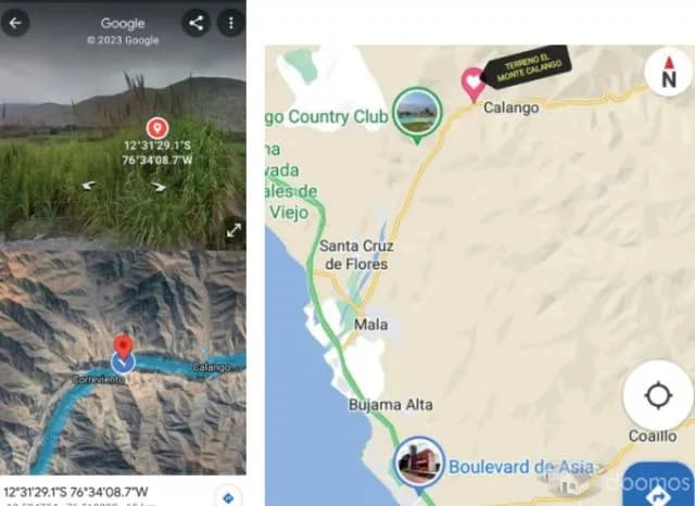 VENTA TERRENO CAMPESTRE CALANGO KM 17 CARRETERA MALA-CALANGO - 1