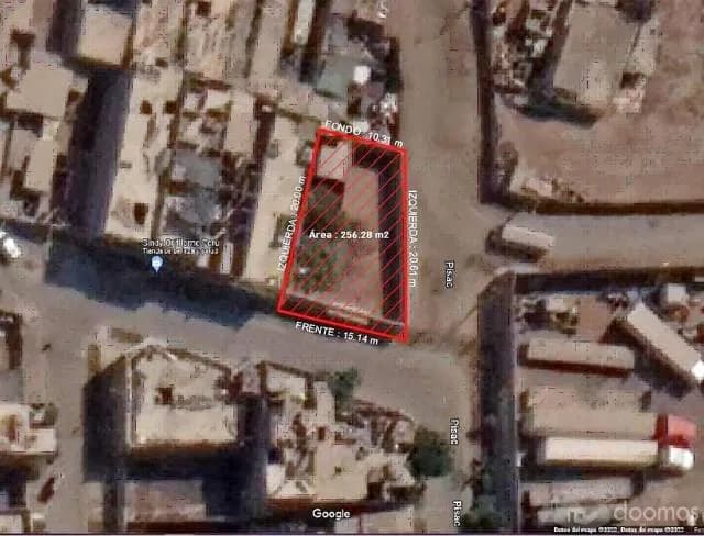 A LA VENTA TERRENO DE 256.28 M2 EN SMP, CON DOCUMENTACION EN REGLA, CUENTA CON TODOS LOS SERVICIOS (AGUA, LUZ, GAS), SEGURIDAD 24/7, PARAMETROS = 4 PISOS. - 1