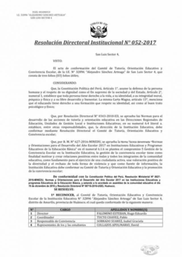 Venta/traspaso de resolución de colegio - 1