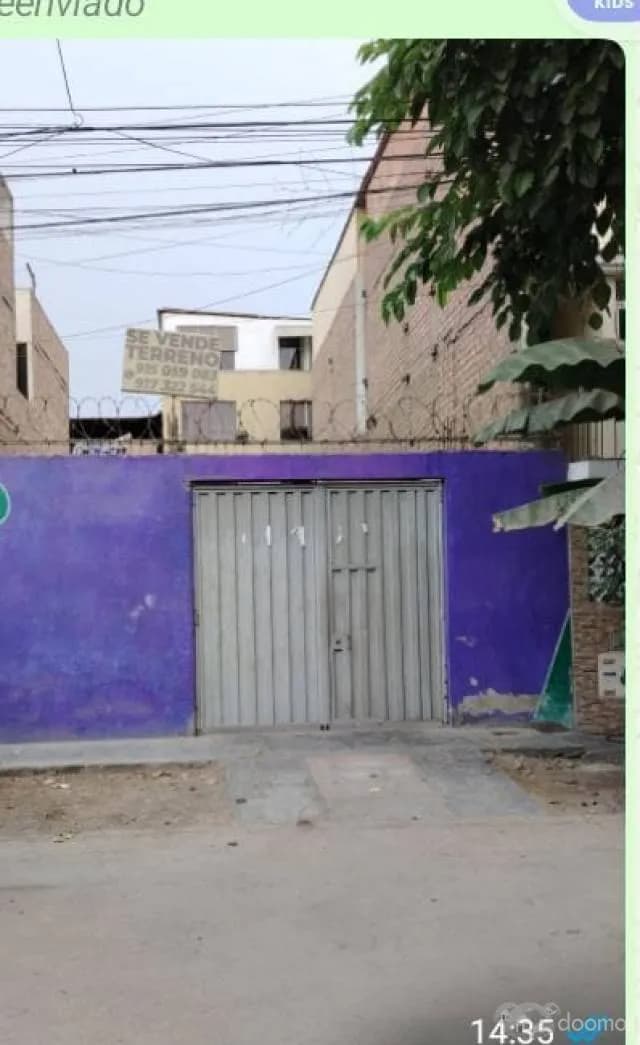 VENTA DE LOTE LOS OLIVOS 180 M2 - 1