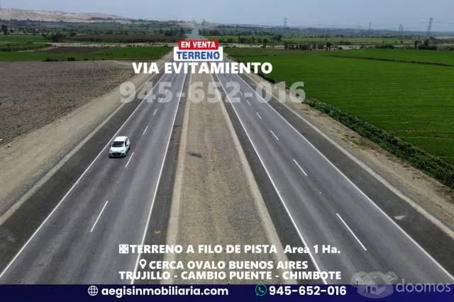 TERRENO EN VIA DE EVITAMIENTO EN VENTA CHIMBOTE TRUJILLO CAMBIO PUENTE - 1
