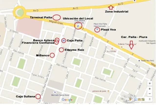 Alquiler Local Comercial Paita - Zona Centrica - 1