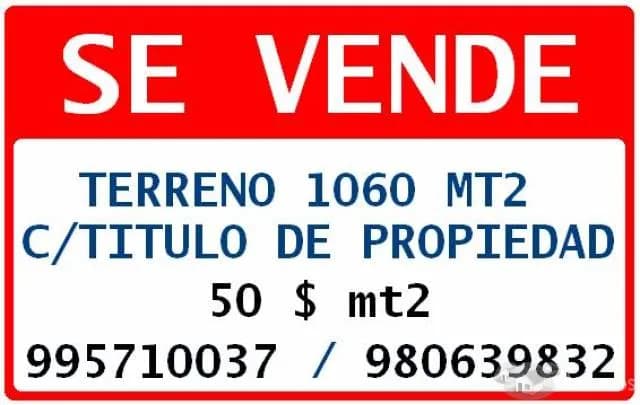 Terreno cañete pacaran - 1