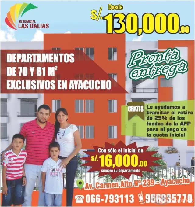 CASAS EN AYACUCHO - HUAMANGA DE ESTRENO PRECIOS DE LOCURA!!!! - 1