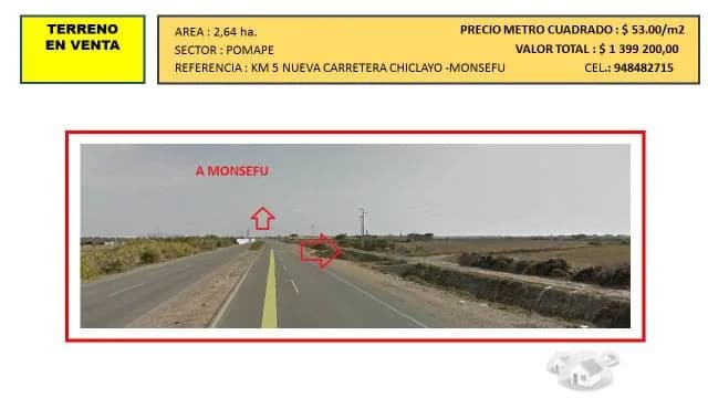 VENTA DE TERRENO 26,495 m2 - 1