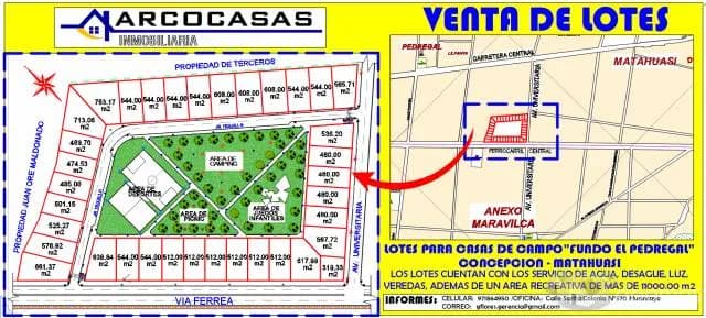 VENTA DE LOTE PARA CASAS DE CAMPO FUNDO EL PEDREGAL - 1