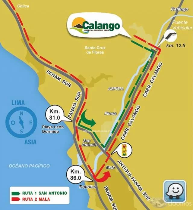 OCASION TRASPASO TERRENO PARA CASA DE CAMPO EN CALANGO COUNTRY CLUB. 1RA ETAPA - 1