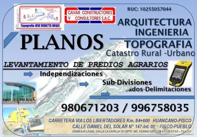 TOPOGRAFIA ESPECIALIZADA PISCO - 1