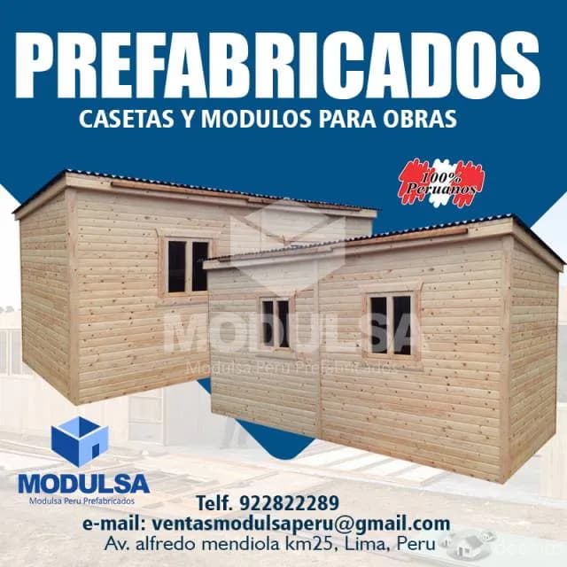 casas prefabricadas en Lima-casas prefabricadas Peru modelos-casa prefabricadas precios económicos - 1