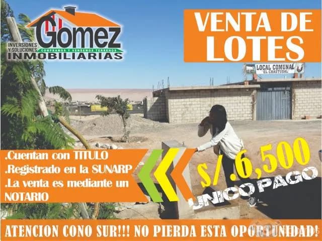 vendo terreno 139 m2, 7500 soles - 1