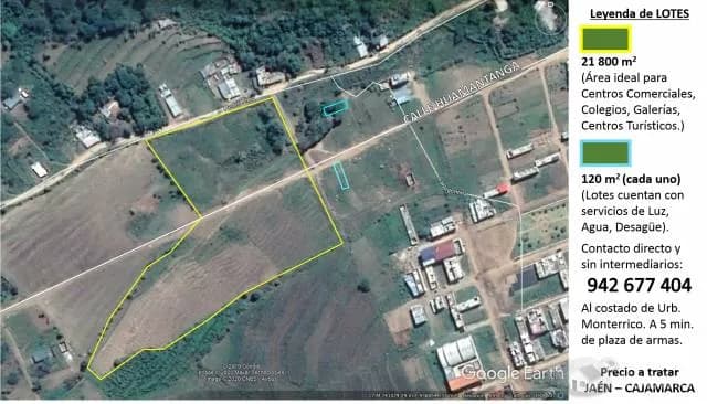 Venta de Lotes residenciales y comerciales en Jaén -  Urb. Monterrico - 1
