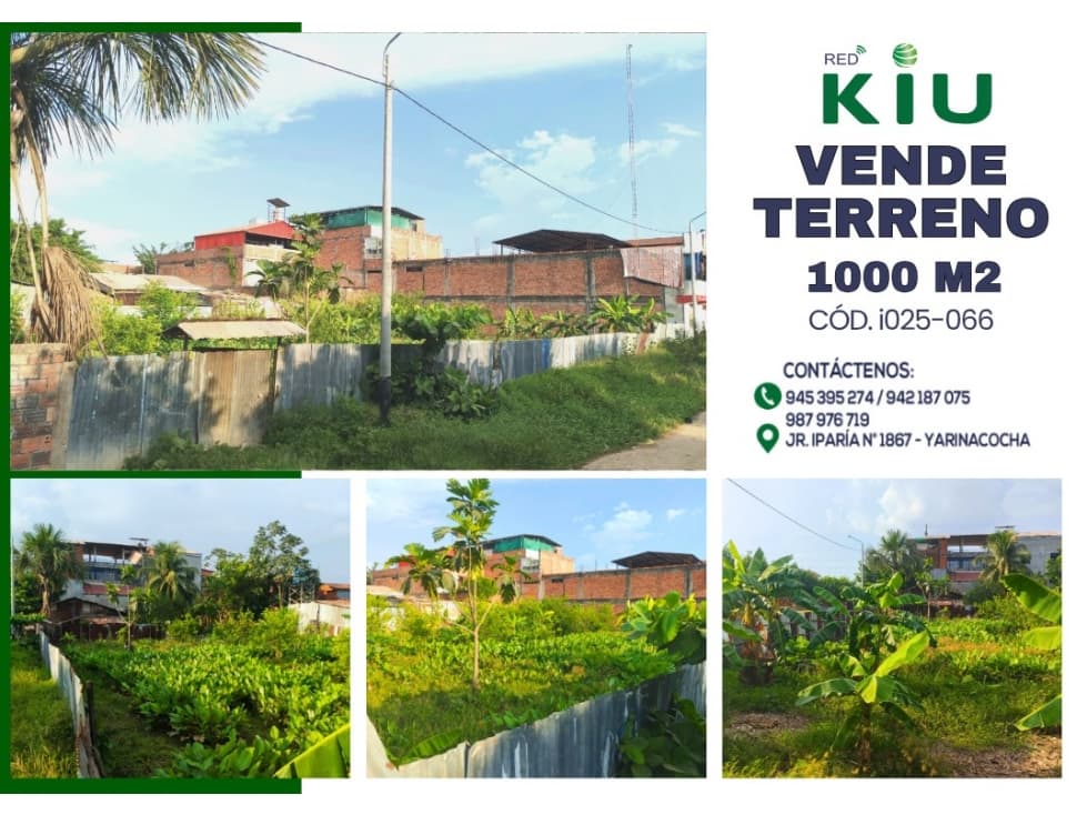 i025066 VENTA TERRENO - MANANTAY - 1