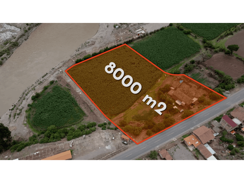 VENDO TERRENO DE 8000 M2 A PIE DE PISTA VALLE SAGRADO PISAC CUSCO PERU - 1