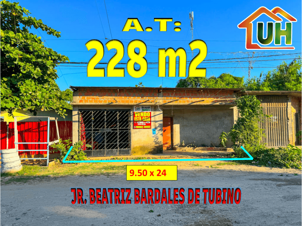 00657 - VENTA CASA YARINACOCHA - CERCA AV. MIRAFLORES - AT 228 M2 - 1