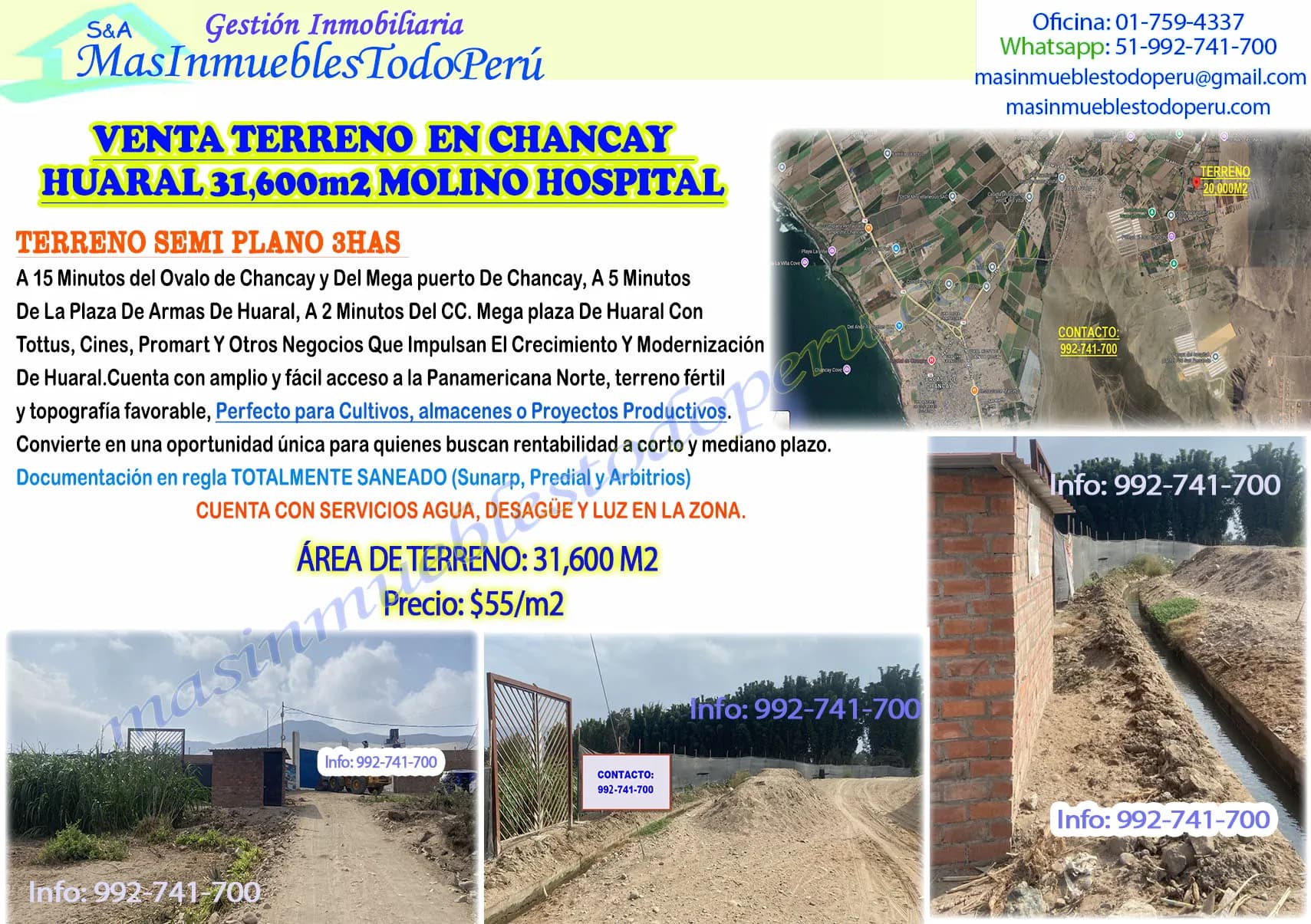 REMATE TERRENO CHANCAY 31,600M2 HUARAL - 1