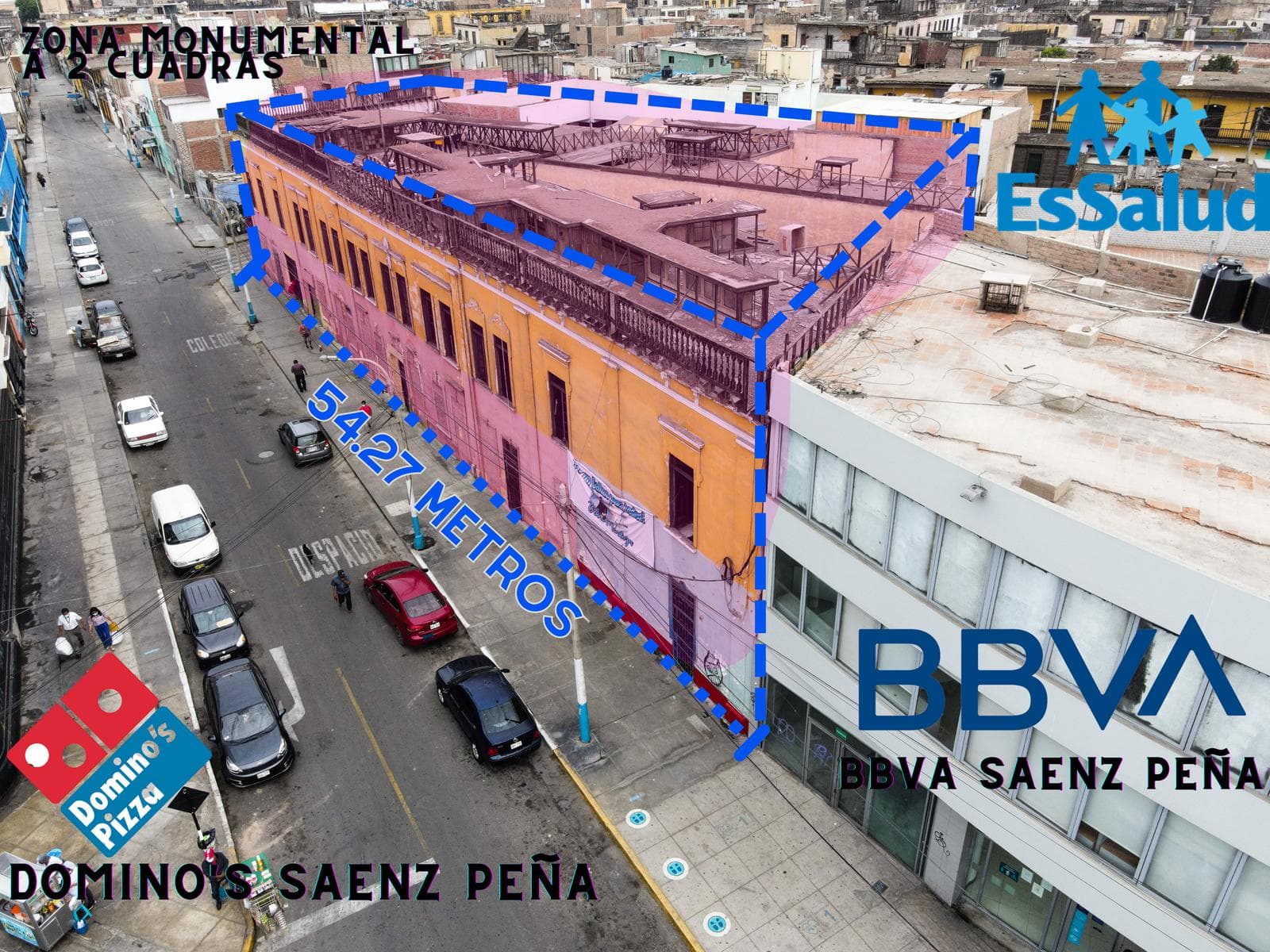 Local al lado de BBVA de Av. Saenz Peña - Patrimonio/Como terreno - 1
