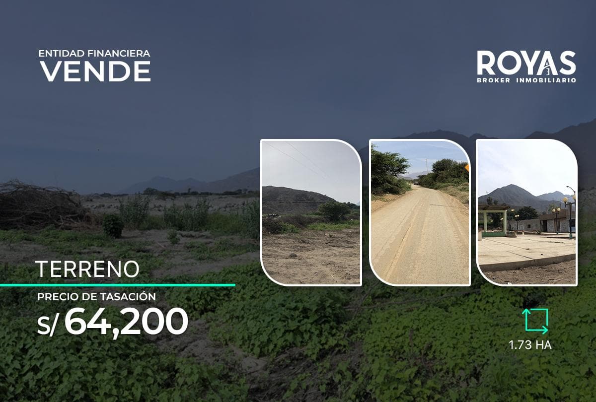 ENTIDAD FINANCIERA Vende Terreno Agricola de 1.73HA en Viru - 1041 - 1