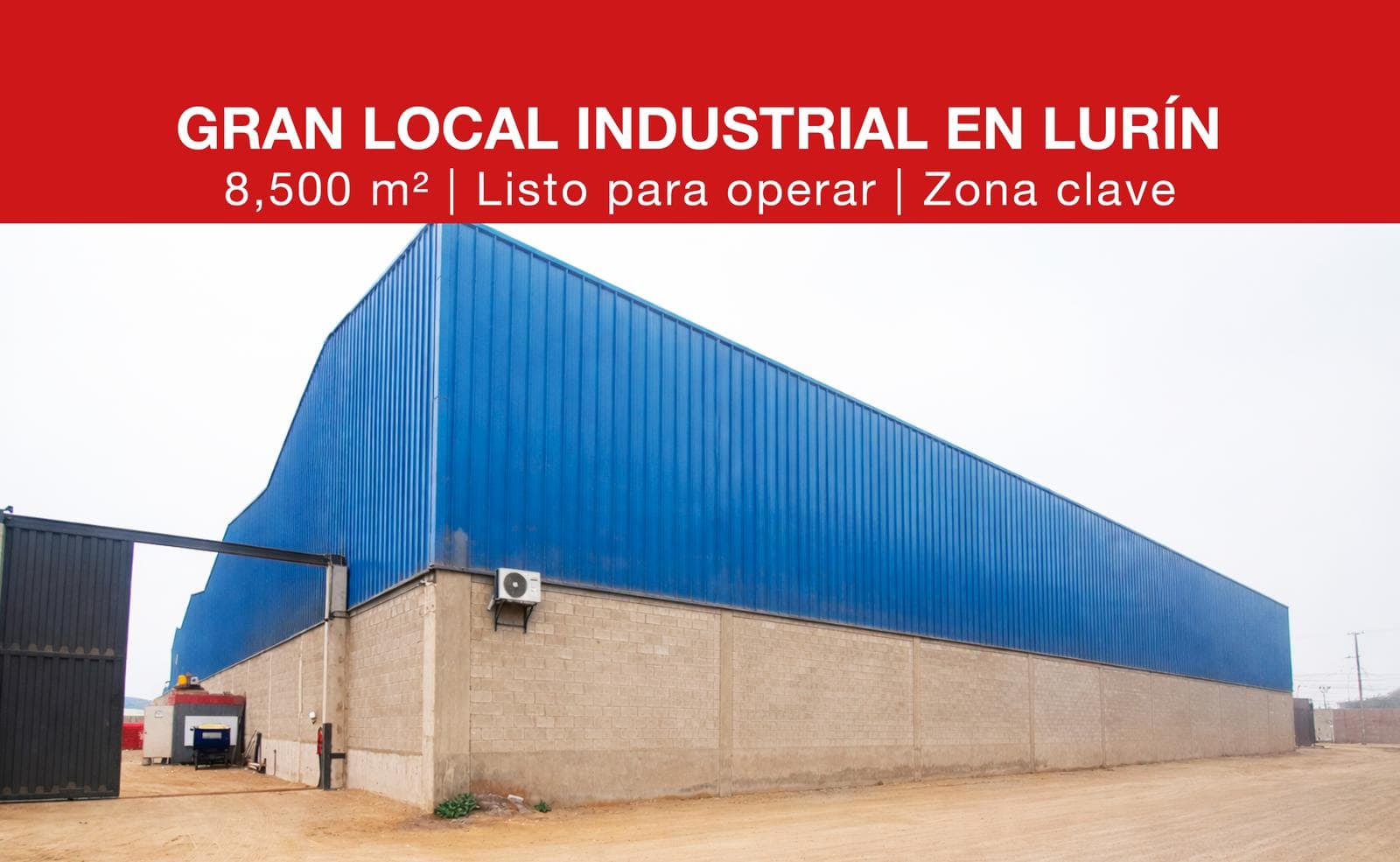 Local Industrial en alquiler - Clase A - Lurín – 8,500 m² - 1