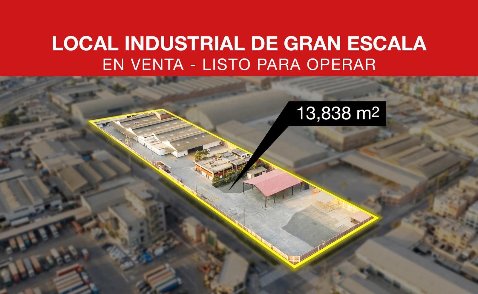 Local Industrial en VENTA - 13,000 m2 - ATE - 1