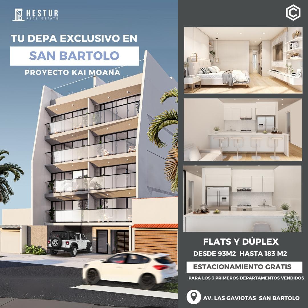 Departamento en San Bartolo - 1