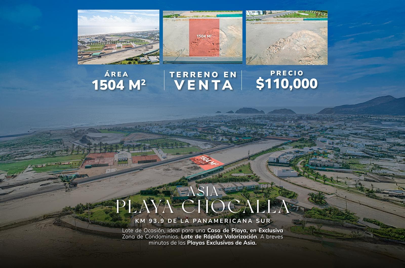 Terreno en Chocalla - Asia - Cañete - 1