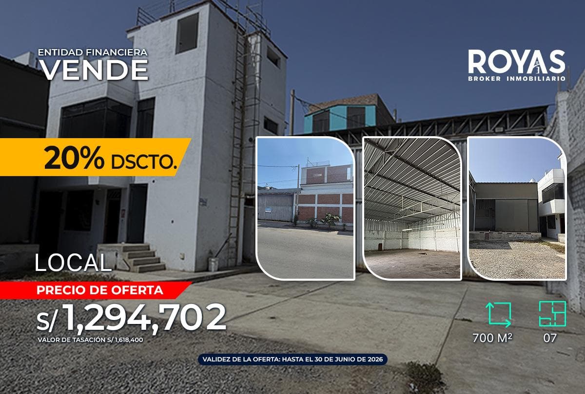 Venta - Local Comercial - Av El Palmo Huaral Nro 158 LT Sub - Lote A-B / 01256 - 1