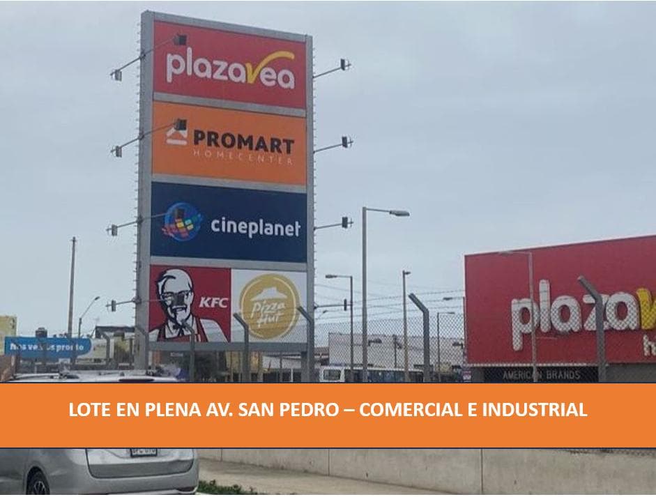 Terreno en Venta en San Pedro - Esquina - Cerca del Mall - Industria o comercio - 1