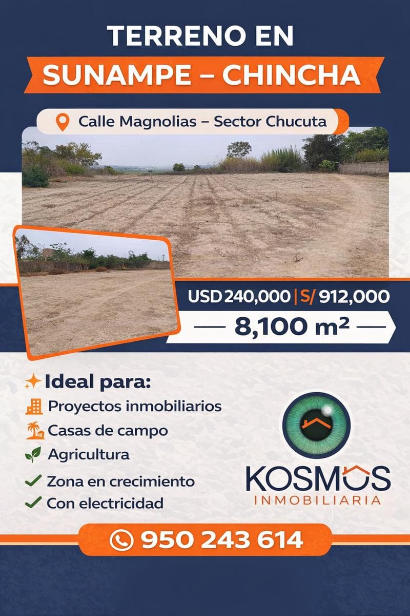 ¡Terreno en Venta en Sunampe - Chincha! Oportunidad Única para Inversionistas - 1
