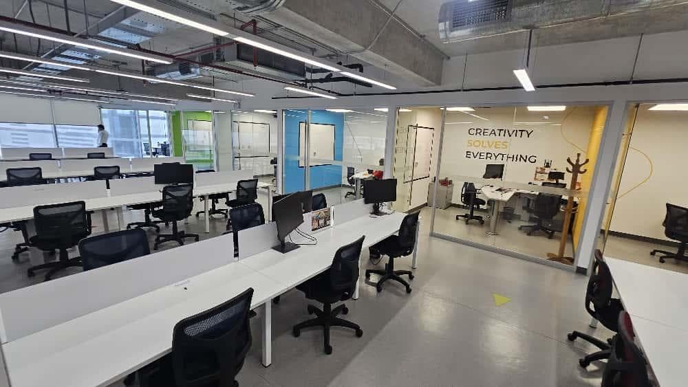 Oficina 650m2 amoblada en alquiler - Edificio Moderno - incluye 20 estacionamientos - 1