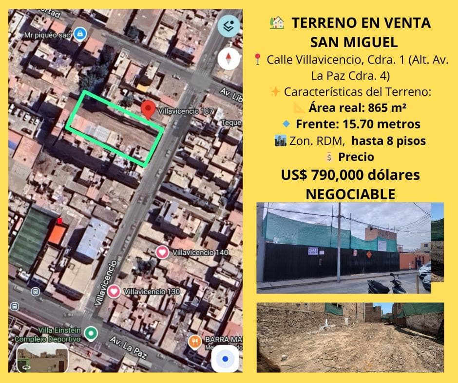 Terreno en SAN MIGUEL - 1