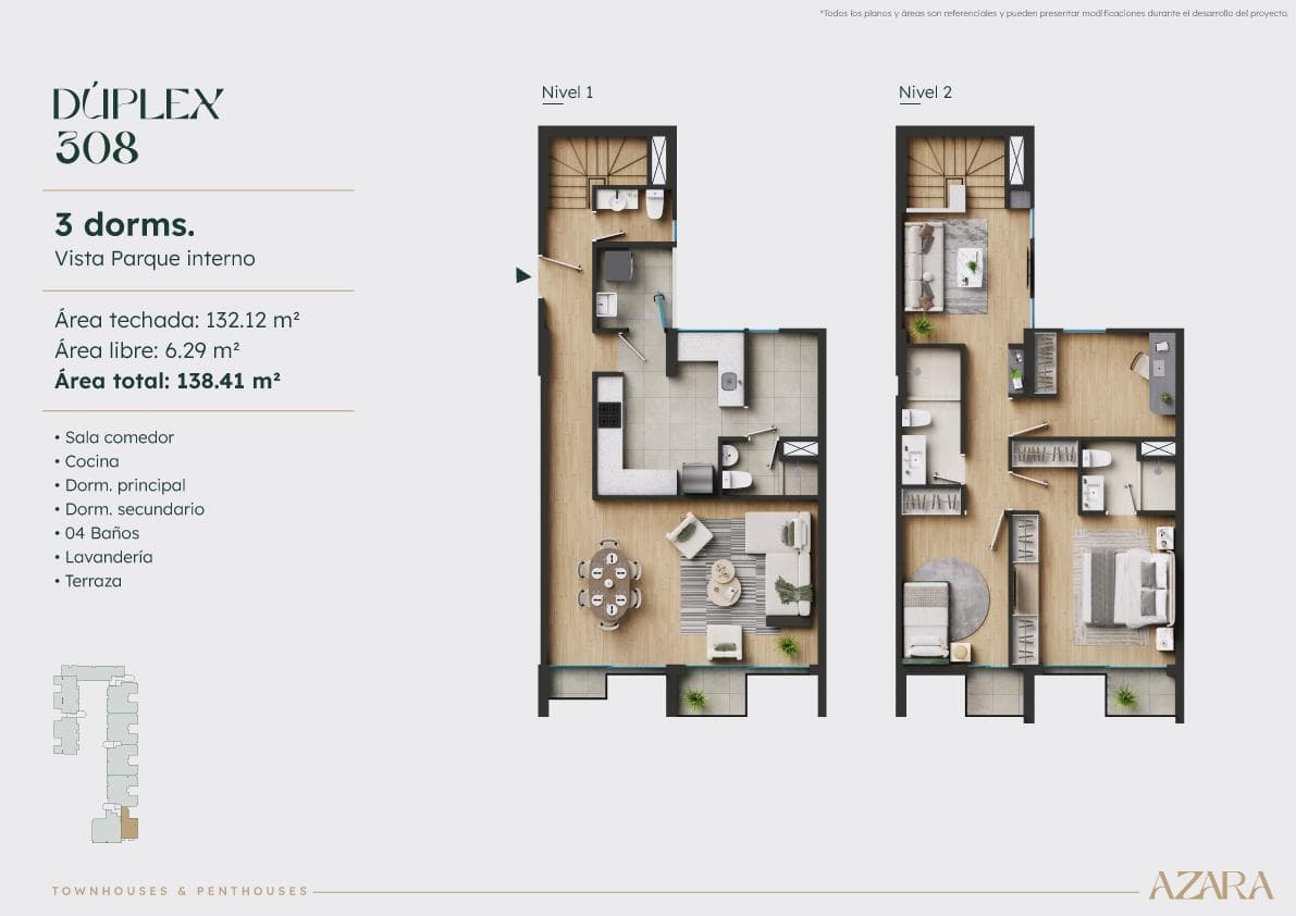 Duplex en CHACARILLA - 1
