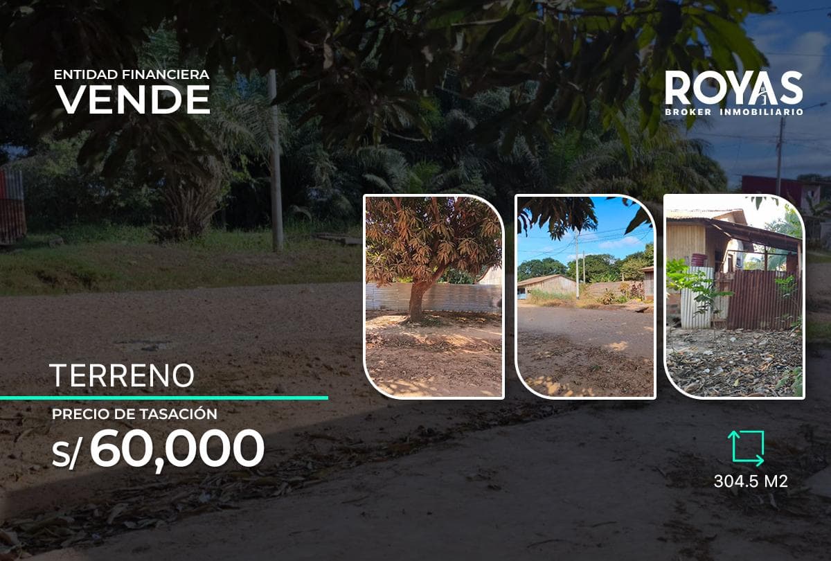 ENTIDAD FINANCIERA Vende Terreno en Manantay - Ucayali - 1292 - 1