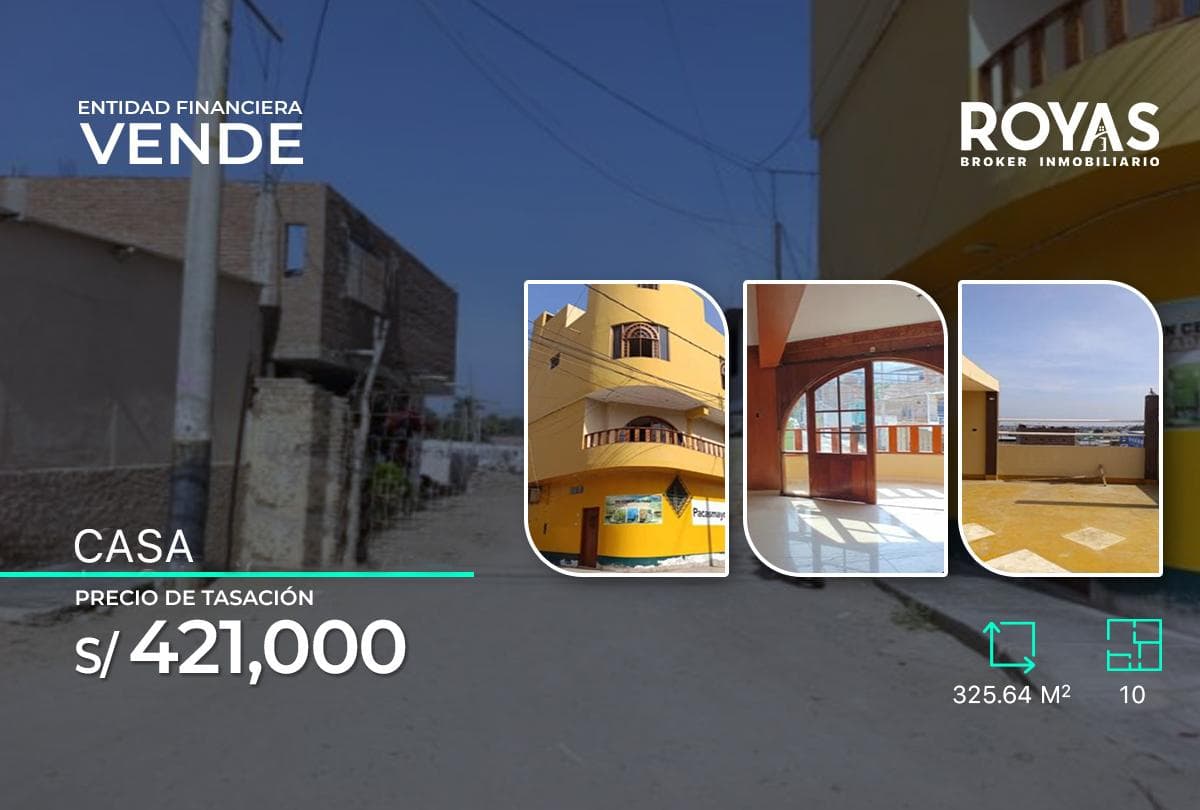 ENTIDAD FINANCIERA Vende Casa de Tres Pisos mas azotea - Chepen - 1288 - 1