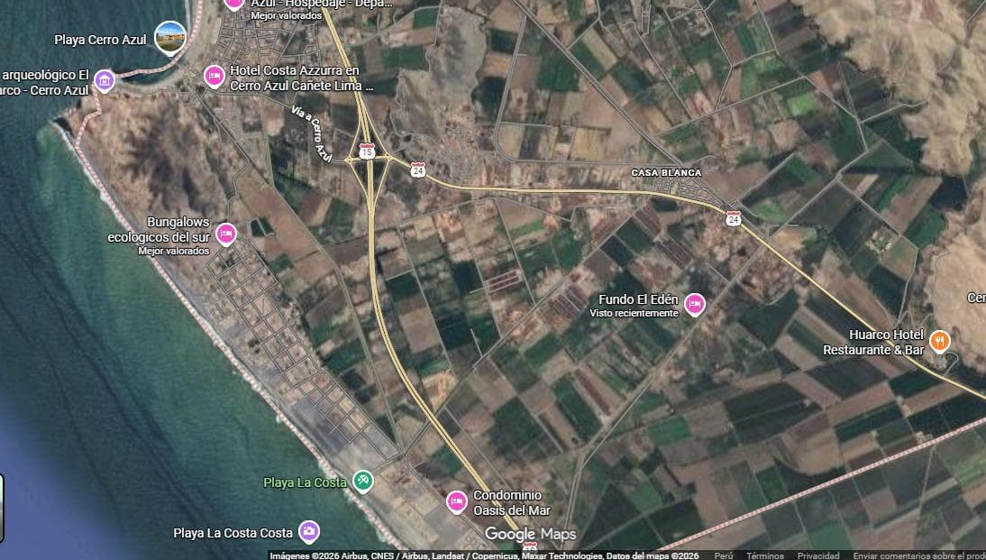 Terreno (3 Hectáreas) En Venta En Cerro Azul – Perfecto Para Lotización, Agroindustria O Almacenes - 1