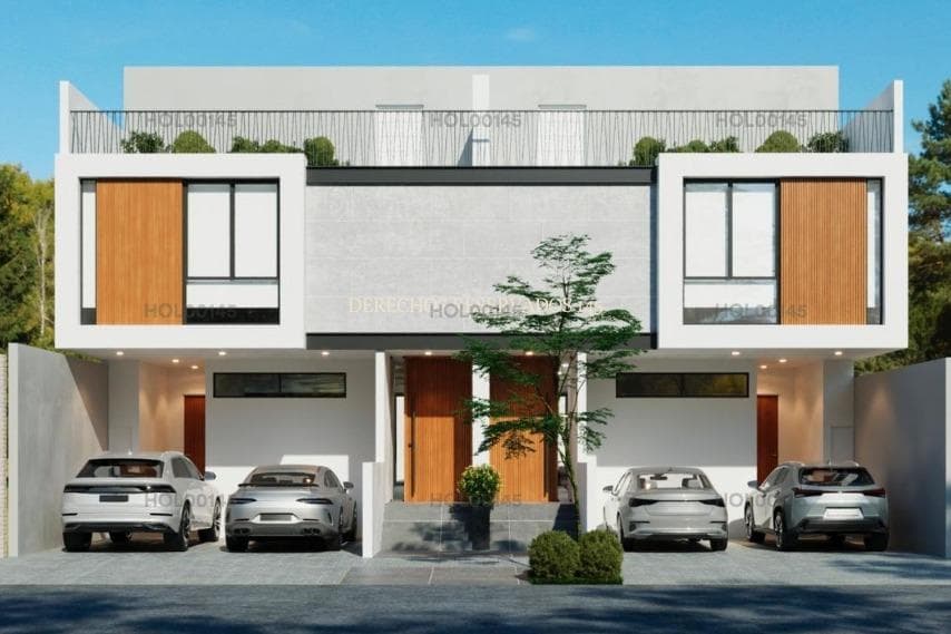 VENTA CASA CON PISCINA EN CONDOMINIO LA MOLINA - 1