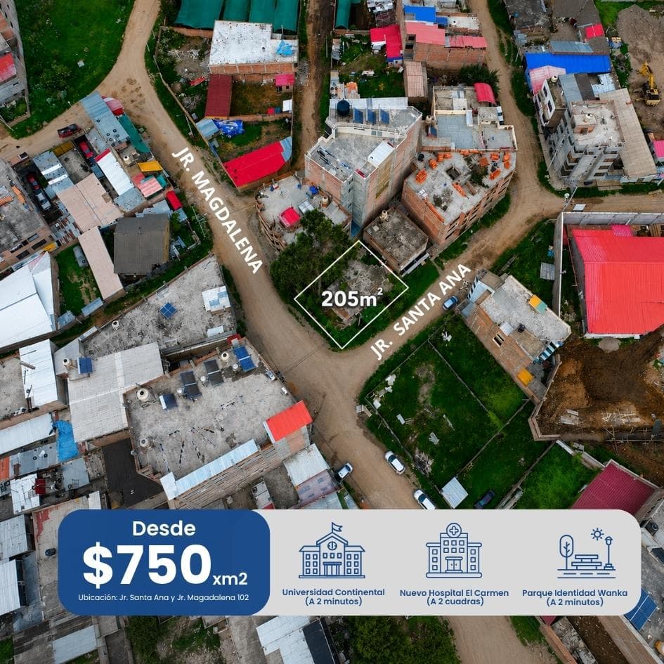 Terreno en venta en Huancayo (Jr. Magdalena). PROPIEDAD - 1