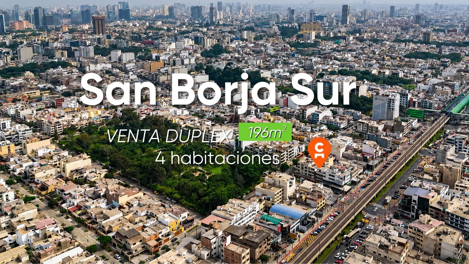Dúplex de 196 m² con Terraza y 4 Dormitorios, Las Magnolias – San Borja - 1