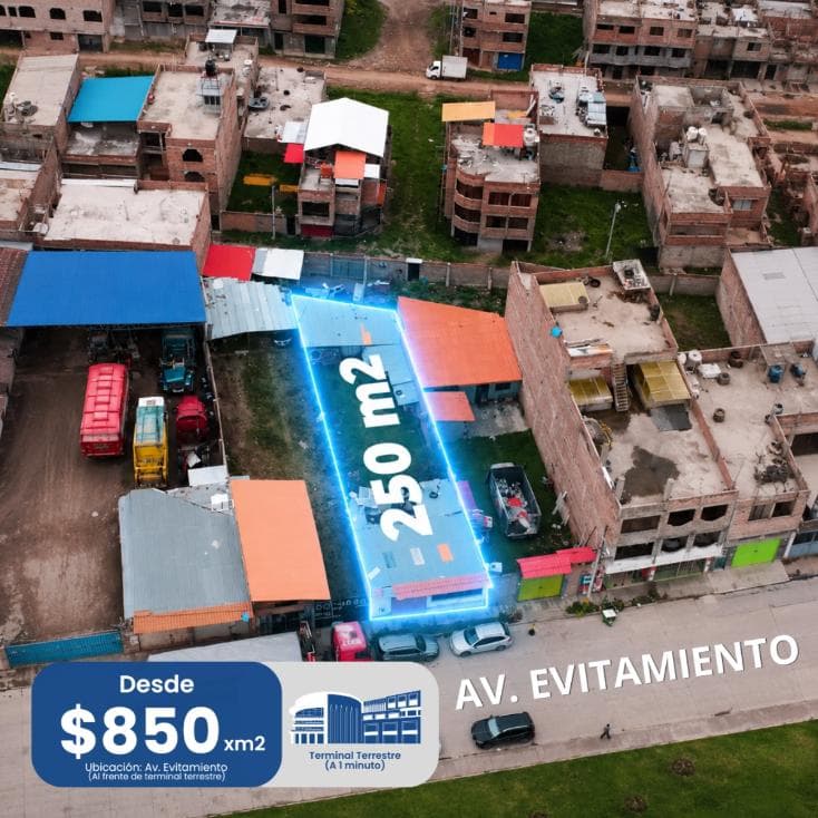 Terreno en Av. Evitamiento frente al terminal terrestre - 1