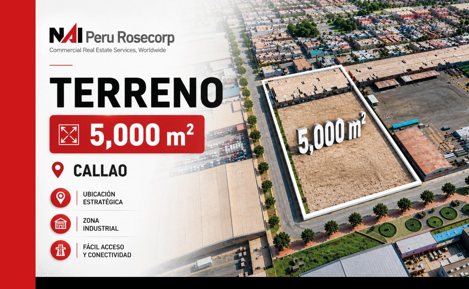 Terreno en Venta - 5,000 m2 - Callao - 1